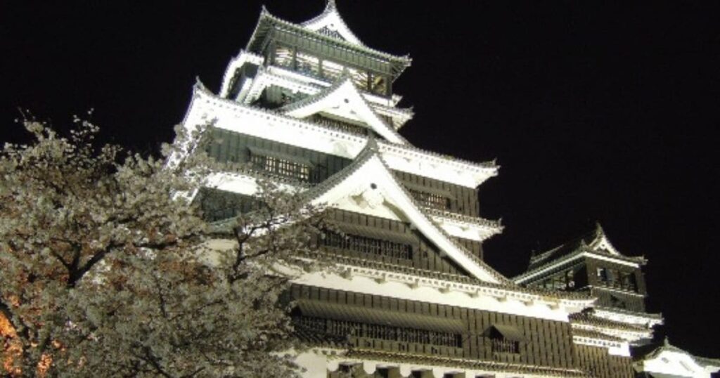 熊本城ライトアップ